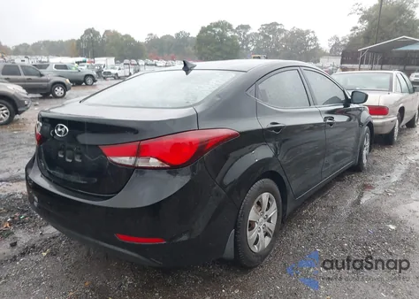 2016 Hyundai Elantra Se из США, поврежденный, VIN KMHDH4AE8GU481089